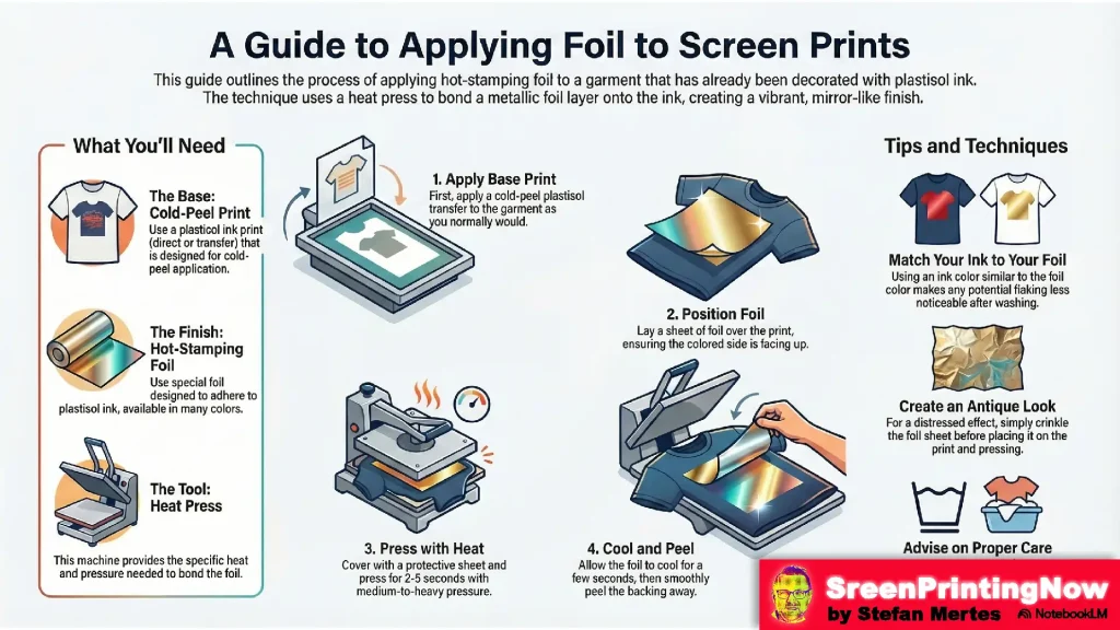 a guide to print foil featured infographic header