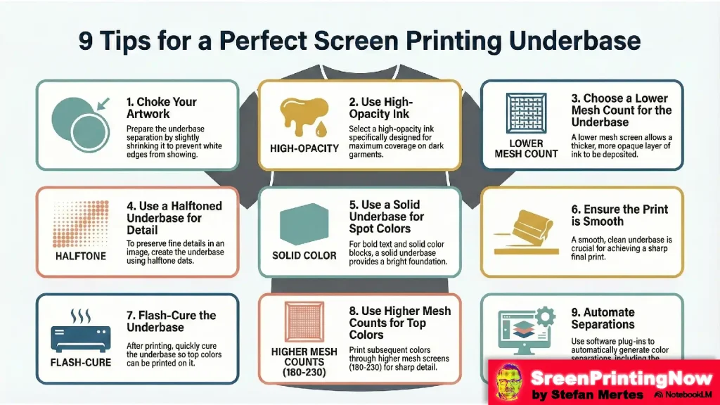 Screen Printing Underbase screen printing underbase 9 tips on how to do